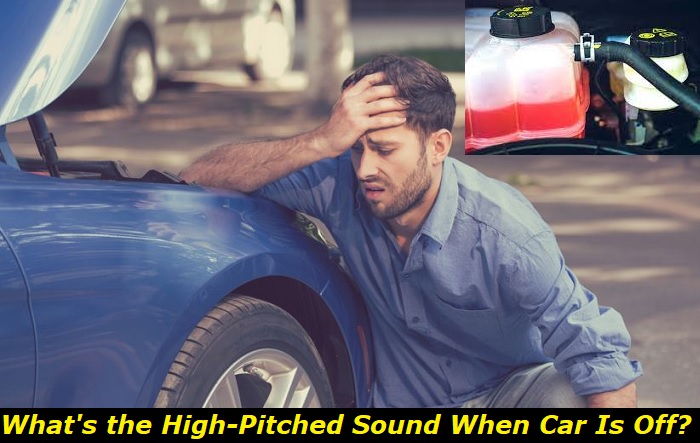 high-pitched sound when car is off